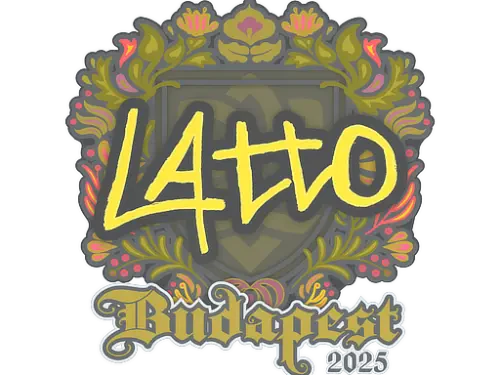 Sticker | latto | Budapest 2025