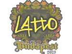 Sticker | latto | Budapest 2025