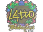 Sticker | latto (Embroidered) | Budapest 2025