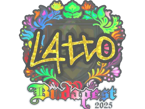 Sticker | latto (Holo) | Budapest 2025 Sticker | latto (Holo) | Budapest 2025