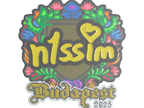 Sticker | n1ssim (Embroidered) | Budapest 2025 Sticker | n1ssim (Embroidered) | Budapest 2025
