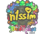 Sticker | n1ssim (Holo) | Budapest 2025
