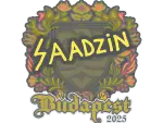 Sticker | saadzin | Budapest 2025