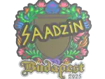 Sticker | saadzin (Embroidered) | Budapest 2025