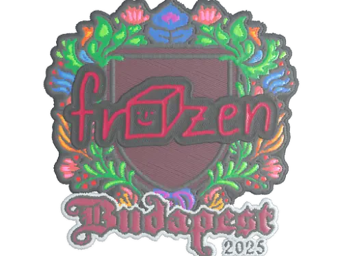 Sticker | frozen (Embroidered) | Budapest 2025 Sticker | frozen (Embroidered) | Budapest 2025
