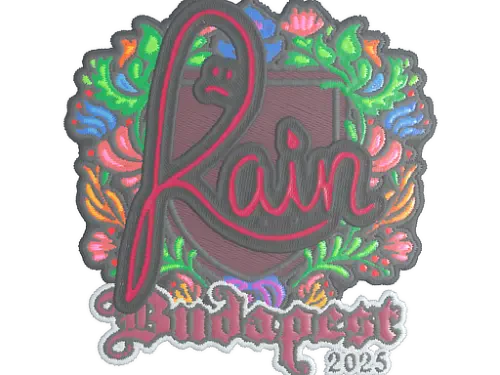 Sticker | rain (Embroidered) | Budapest 2025 Sticker | rain (Embroidered) | Budapest 2025
