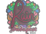 Sticker | rain (Embroidered) | Budapest 2025