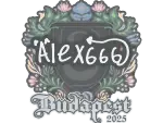 Sticker | alex666 | Budapest 2025