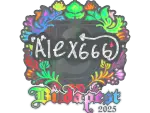 Sticker | alex666 (Holo) | Budapest 2025