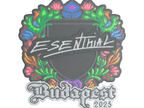 Sticker | esenthial (Embroidered) | Budapest 2025 Sticker | esenthial (Embroidered) | Budapest 2025