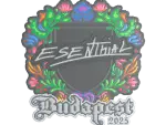 Sticker | esenthial (Embroidered) | Budapest 2025