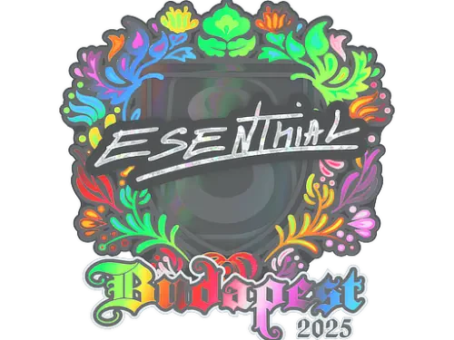 Sticker | esenthial (Holo) | Budapest 2025 Sticker | esenthial (Holo) | Budapest 2025