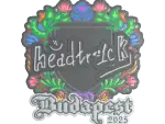 Sticker | headtr1ck (Embroidered) | Budapest 2025