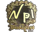 Sticker | npl (Gold) | Budapest 2025