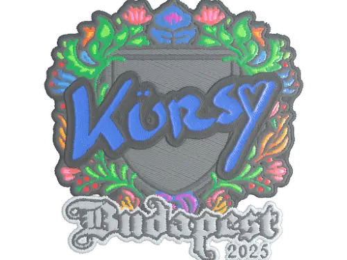 Sticker | Kursy (Embroidered) | Budapest 2025 Sticker | Kursy (Embroidered) | Budapest 2025