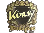 Sticker | Kursy (Gold) | Budapest 2025