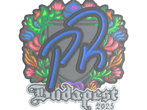 Sticker | PR (Embroidered) | Budapest 2025