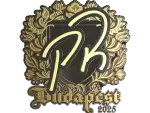 Sticker | PR (Gold) | Budapest 2025