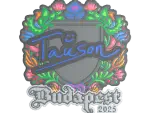 Sticker | Tauson (Embroidered) | Budapest 2025