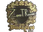 Sticker | ztr (Gold) | Budapest 2025