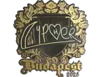Sticker | Cypher (Gold) | Budapest 2025