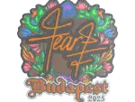 Sticker | fEAR (Embroidered) | Budapest 2025