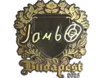 Sticker | jambo (Gold) | Budapest 2025