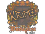 Sticker | KRIMZ | Budapest 2025