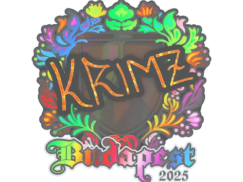 Sticker | KRIMZ (Holo) | Budapest 2025