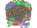 Sticker | KRIMZ (Holo) | Budapest 2025