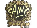 Sticker | AW (Gold) | Budapest 2025