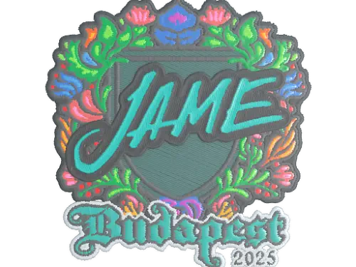 Sticker | Jame (Embroidered) | Budapest 2025 Sticker | Jame (Embroidered) | Budapest 2025