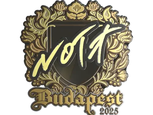 Sticker | nota (Gold) | Budapest 2025 Sticker | nota (Gold) | Budapest 2025