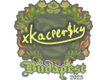 Sticker | xKacpersky | Budapest 2025