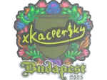 Sticker | xKacpersky (Embroidered) | Budapest 2025