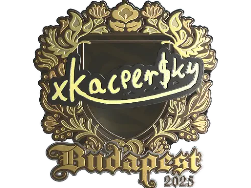 Sticker | xKacpersky (Gold) | Budapest 2025 Sticker | xKacpersky (Gold) | Budapest 2025
