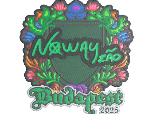 Sticker | noway (Embroidered) | Budapest 2025 Sticker | noway (Embroidered) | Budapest 2025