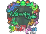 Sticker | noway (Holo) | Budapest 2025