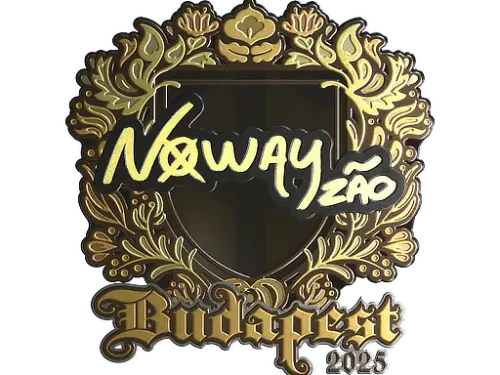 Sticker | noway (Gold) | Budapest 2025 Sticker | noway (Gold) | Budapest 2025