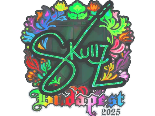 Sticker | skullz (Holo) | Budapest 2025 Sticker | skullz (Holo) | Budapest 2025