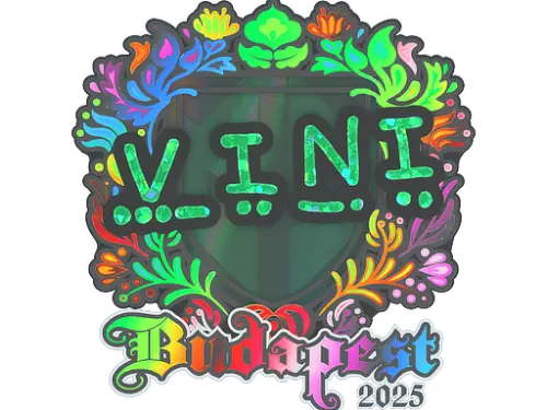Sticker | VINI (Holo) | Budapest 2025 Sticker | VINI (Holo) | Budapest 2025