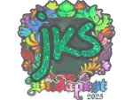 Sticker | jks (Holo) | Budapest 2025
