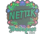 Sticker | nettik (Embroidered) | Budapest 2025