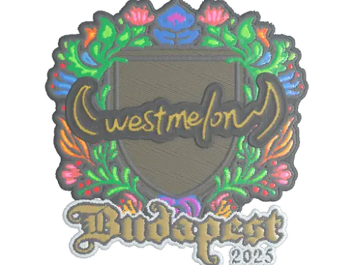 Sticker | westmelon (Embroidered) | Budapest 2025 Sticker | westmelon (Embroidered) | Budapest 2025