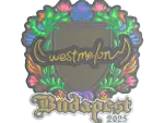Sticker | westmelon (Embroidered) | Budapest 2025
