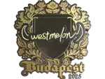 Sticker | westmelon (Gold) | Budapest 2025