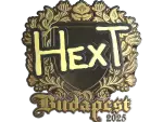 Sticker | HexT (Gold) | Budapest 2025