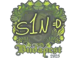 Sticker | s1n | Budapest 2025