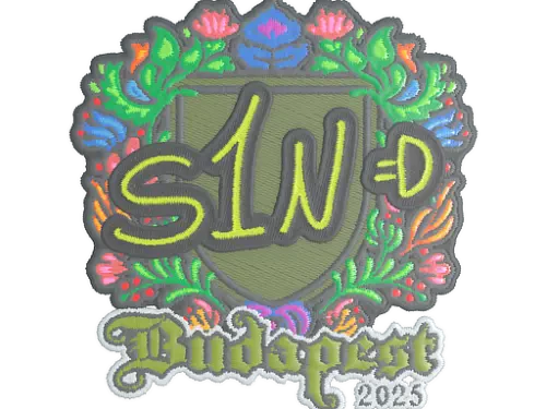 Sticker | s1n (Embroidered) | Budapest 2025 Sticker | s1n (Embroidered) | Budapest 2025