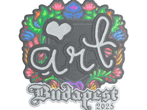 Sticker | arT (Embroidered) | Budapest 2025 Sticker | arT (Embroidered) | Budapest 2025